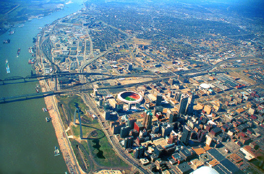 Downtown of St Louis