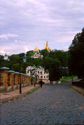 Inside Kyiv Pechersk Lavra Monastery