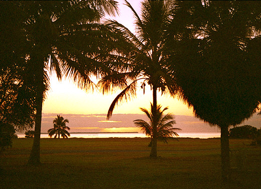 Sunset at Clubhouse Beach