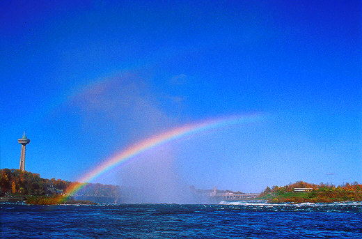 Rainbow over Niagara Falls