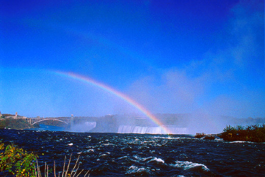 Rainbow over Niagara Falls