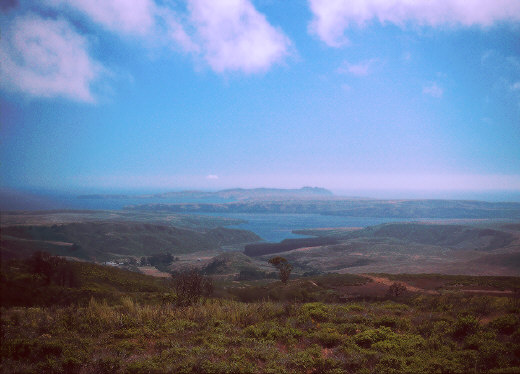 View of Point Reyes from Mount Vision