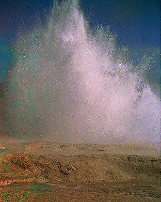 Geyser's explosion