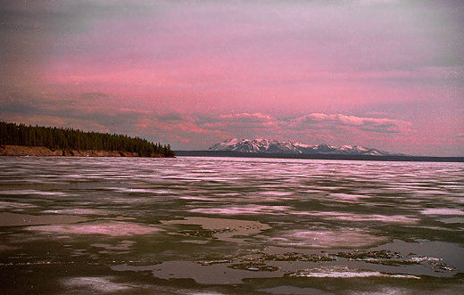 Eastern part of Yellowstone Lake