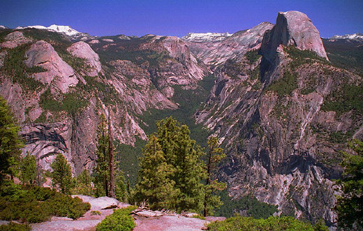 Tenaya Canyon and Halfdome